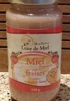 Miel crémeux avec fraises