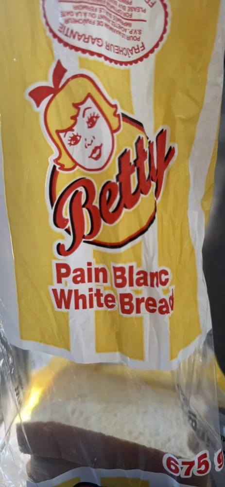 BETTY WHITE BREAD