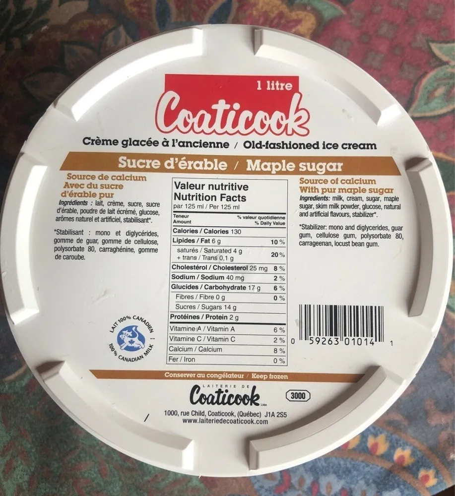 Sucre à l'érable