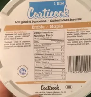 Lait glacé a l'ancienne érable