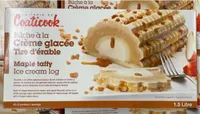 Buche a la creme glacee Tire d’erable