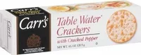 TABLE WATER CRACKERS CRACKED PEPPER