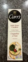 Table Water Crackers Cracked Pepper