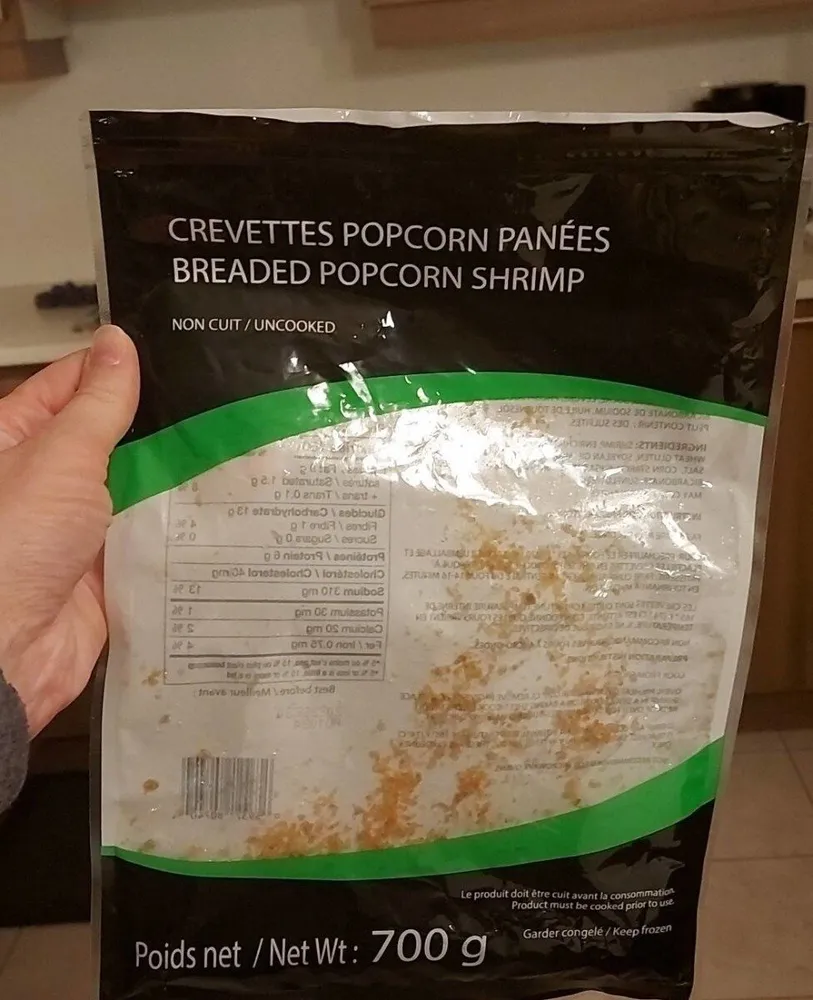 Crevettes Popcorn panées