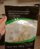 Crevettes Popcorn panées