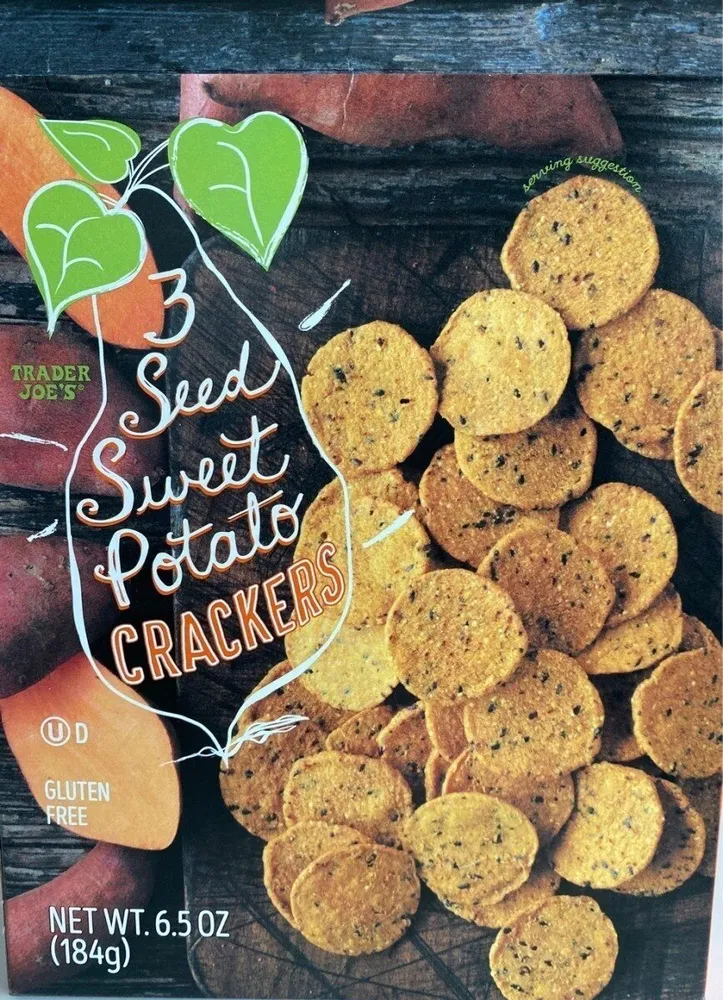 3 Sweet potato crackers