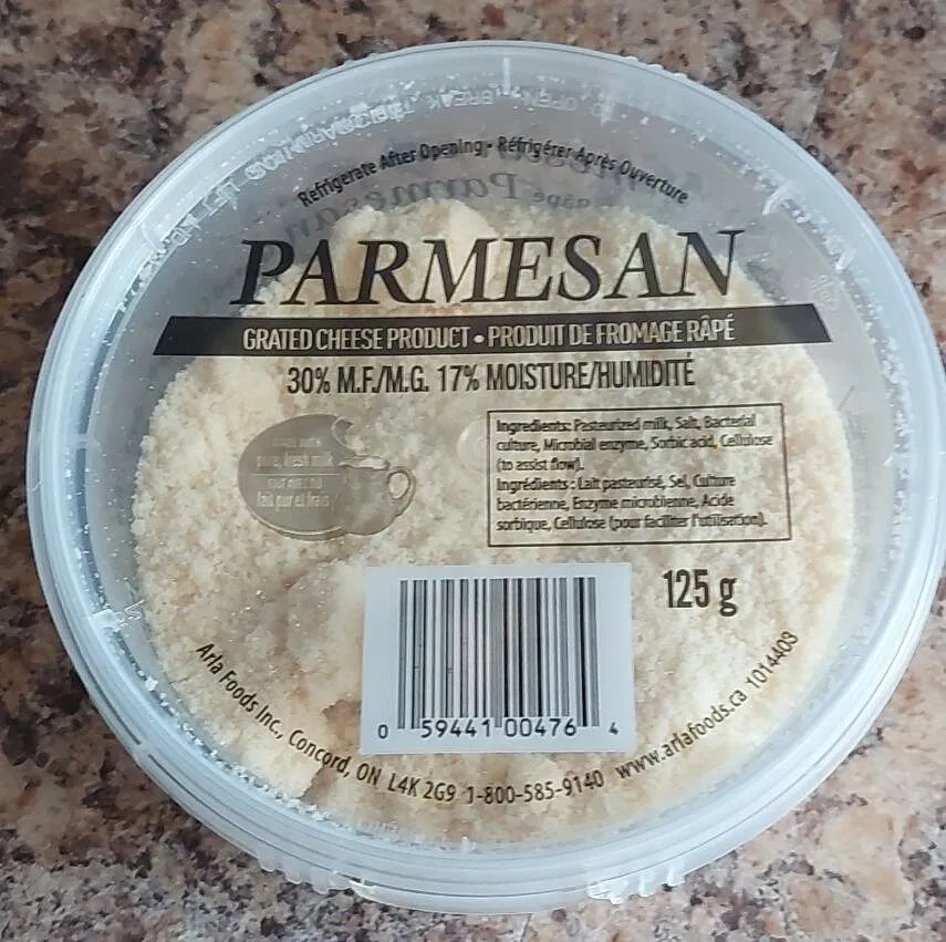 Parmesan grated cheese