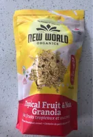 Tropical fruit nut granola