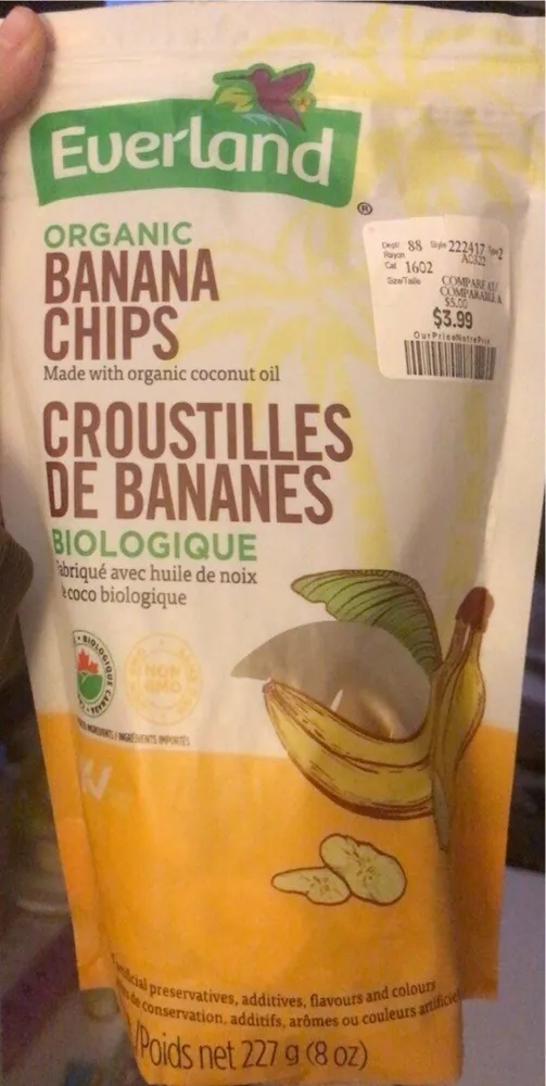 Organic Banana Chips
