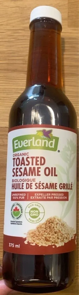 Organic toasted sesame oil