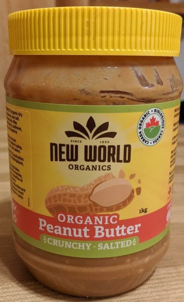 Organic Peanut Butter crunchy salted