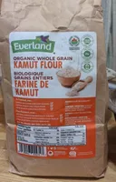 Organic whole grain flour