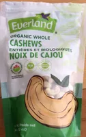 Organic whole cashews