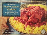 Fiery Chicken Vindaloo (Chicken Breast) A Goan-Inspired Curry with Turmeric Rice