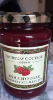 Reduced sugar Raspberry seedless jam