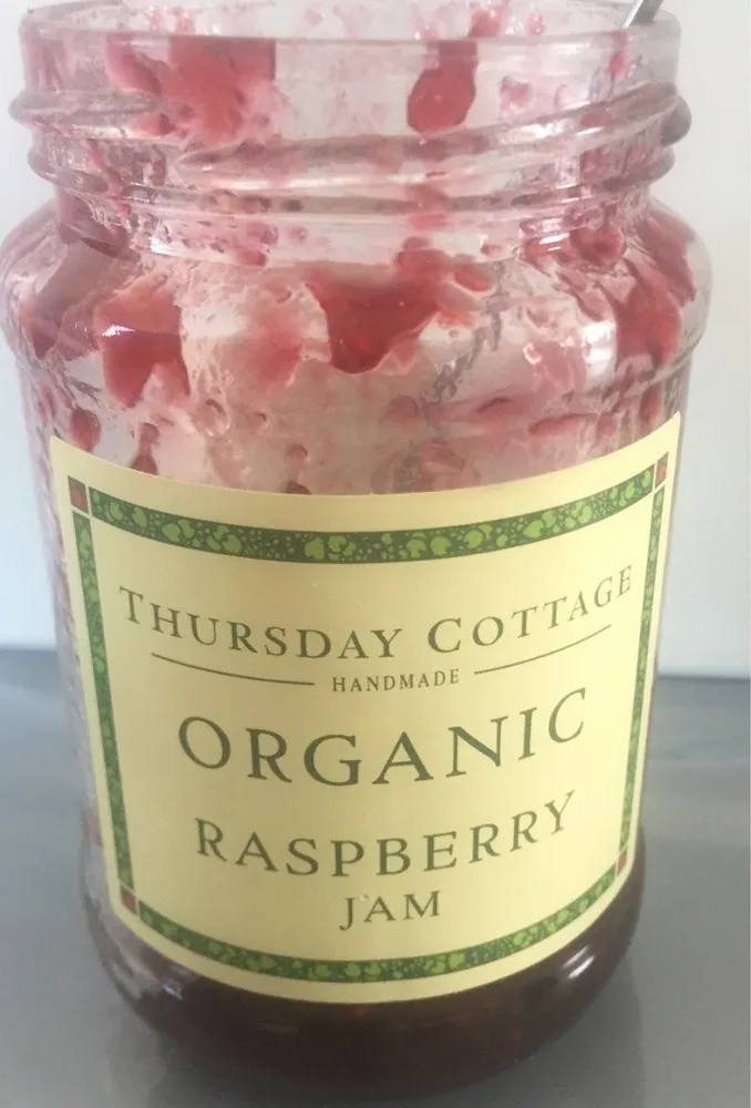 Organic raspberry jam