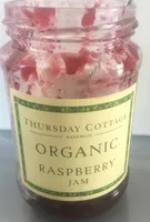 Organic raspberry jam