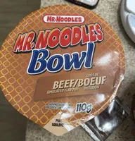 Mr noodles bowl boeuf