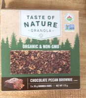 Organic Granola Chocolate Pecan Brownie Bar
