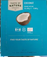 Taste of nature - Barre aux noix biologiques