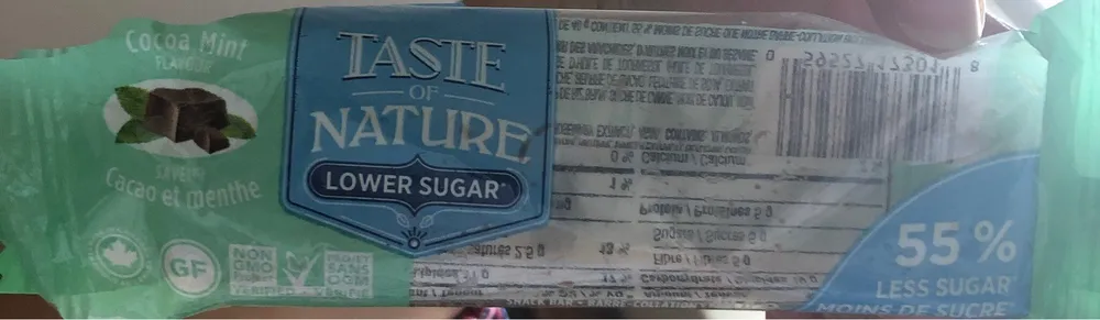 Cocoa Mint Snack Bar - Low Sugar