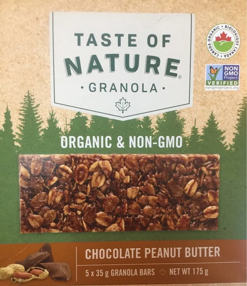 Chocolate Peanut Butter Granola Bar