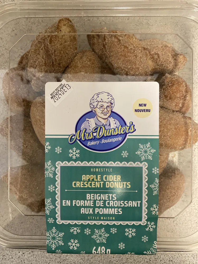 Homestyle Apple Cider Crescent Donuts