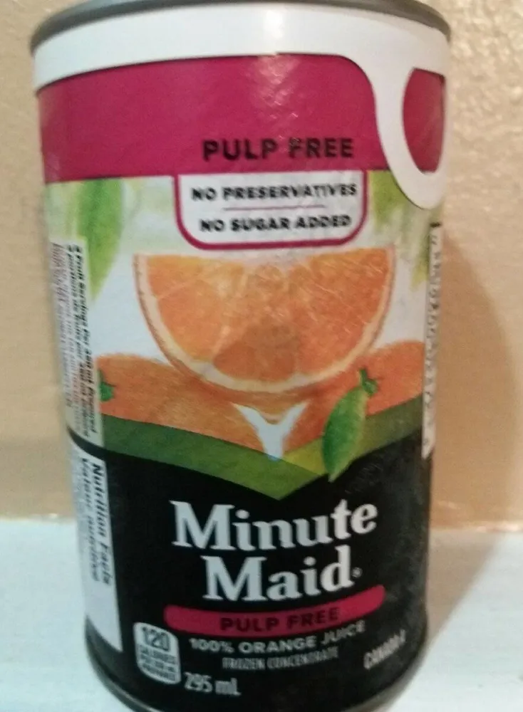 Concentré jus d'Orange sans pulpe