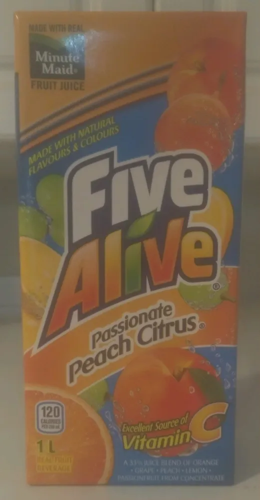 Passionate Peach Citrus Fruit Juice Beverage