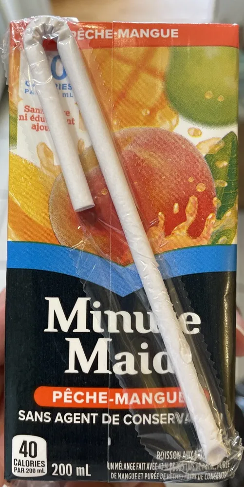 Jus pêche-mangue