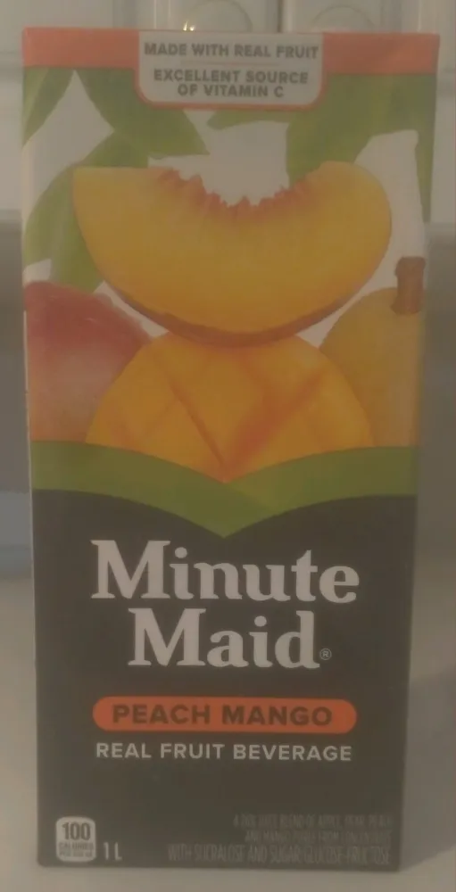 Peach Mango Real Fruit Beverage