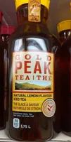 Natural lemon flavored iced tea