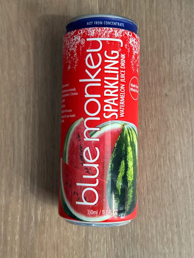 Blue monkey watermelon sparkling juice drink
