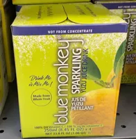 sparkling yuzu juice drink