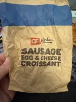 Sausage egg & cheese croissant