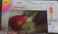 Pork liver pâté with pear glaze