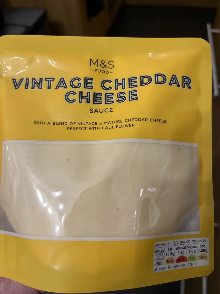 Vintage Cheddar Cheese Sauce