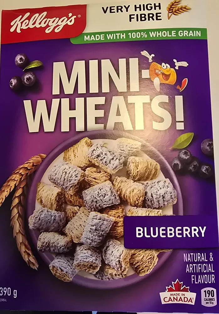 Blueberry Mini Wheats Cereal