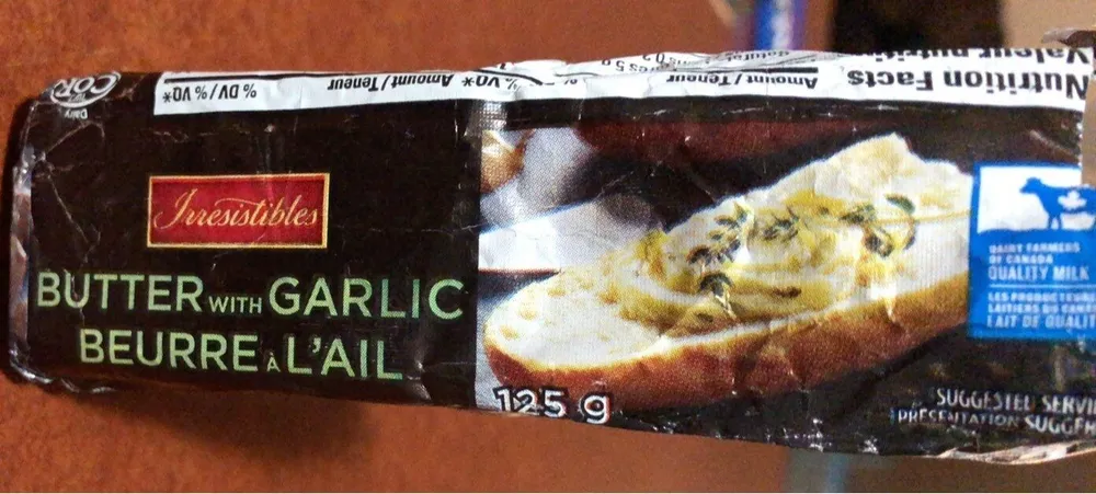 Butter wirh garlic