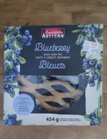 Tarte à croûte profonde aux bleuets