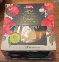 Tarte à croute profonde pomme sans cannelle