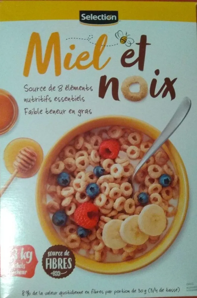 Céréales Selection Miel et Noix
