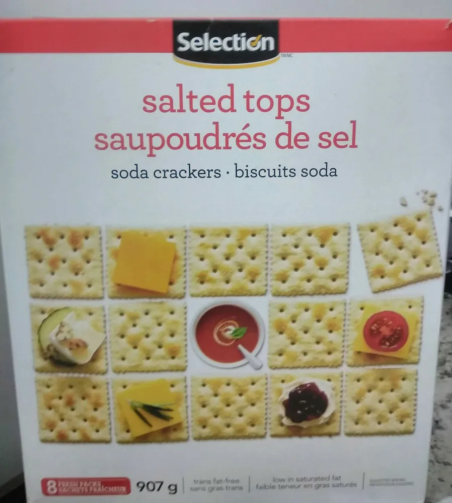 Salted Tops Soda Crackers