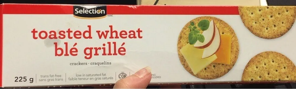 Craquelins blé grillé