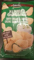 Ondulées crème sure et oignon