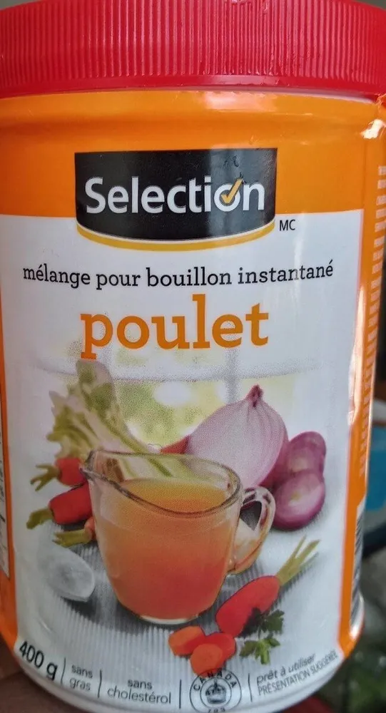 Mélange pour bouillon instantané poulet