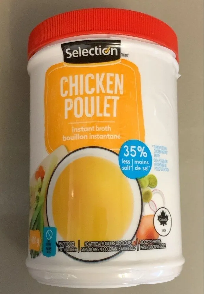 Mélange pour bouillon instantané poulet