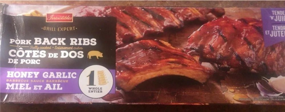 Pork back ribs