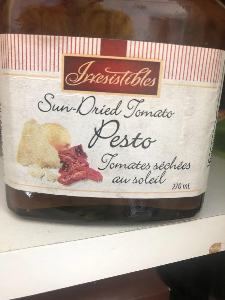 Pesto aux tomates séchées au soleil