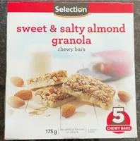Sweet & Salty Almond Granola Chewy Bars